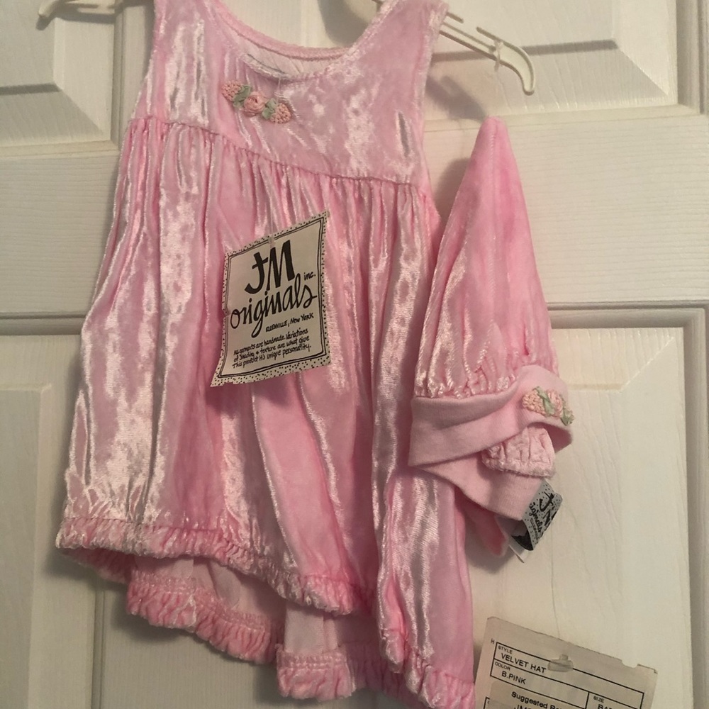 JM brand infant girls dress size 3/6 months NWT